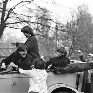 The Beatles, Teddington TV Studios. Recording music and comedy sequences for ABC-TV