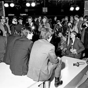 The Beatles at Teddington TV Studios Print 1964
