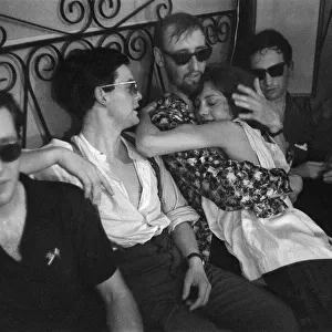 A Beatnik party at Hampstead. August 1960