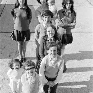 The Beauchamp Family Print, Stevenage 1972
