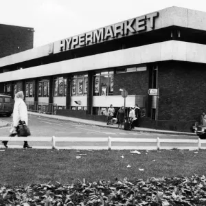 Bedworth Hypermarket Print, Circa 1972 Bedworth Hypermarket Print, Circa 1972