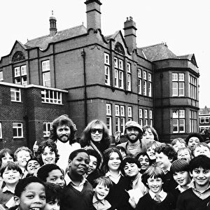 Bee Gees at Oswald Road School where they once attened