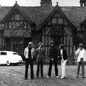 The Bee Gees pop group at the £85, 000 home of their manager, Robert Stigwood