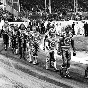 The Belle Vue Aces, a speedway team, at the Belle Vue Speedway, Manchester