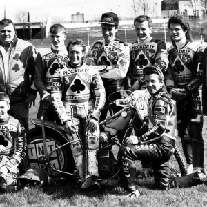 The Belle Vue Aces Team Print, 23rd March 1989