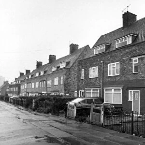 Belton Road houses, Huyton. 10th November 1987