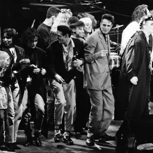 Ben Volpeliere-Pierrot and Boy George performing at the Stand by Me Ben Volpeliere-Pierrot and Boy George performing at the Stand by Me