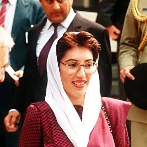 Benazir Bhutto Prime Minister of Pakistan