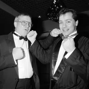 A benefit evening for Kostas Petrou (right) at The Albany saw him shaping up to Paddy
