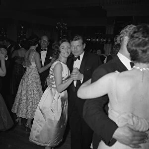 Benny Hill 1958 Variety Club party dancing Born Southampton 21 / 01 / 1924
