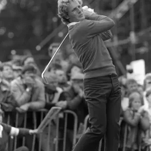 Bernard Langer in action during the Ryder Cup September 1985 Bernard Langer in action during the Ryder Cup September 1985