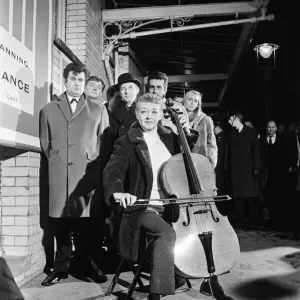 Print of Bette Davis as a cellist in the 1970 film Connection Rooms Print of Bette Davis as a cellist in the 1970 film Connection Rooms