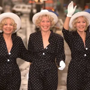 The Beverly Sisters Attend Frankie Howerd Memorial Service Print 1992