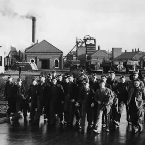Bevin Boys at Morrison Pit, 23rd January 1944 Print Bevin Boys at Morrison Pit, 23rd January 1944 Print