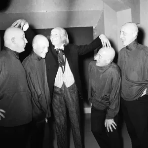 Beware ! These for cheerful young men are going bald headed for Dr Who Beware ! These for cheerful young men are going bald headed for Dr Who