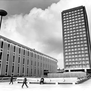 Bewick House High Rise Flats Print, Newcastle 1971