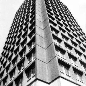 Bewick House high rise flats in Newcastle 2 April 1971 Bewick House high rise flats in Newcastle 2 April 1971