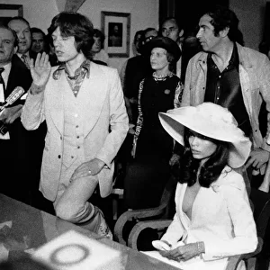Bianca Jagger Wife of Rock Star Mick Jagger at the couple
