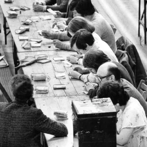The big count starts for the Tyne Wear County at Washington Sporting Club in 1975 The big count starts for the Tyne Wear County at Washington Sporting Club in 1975