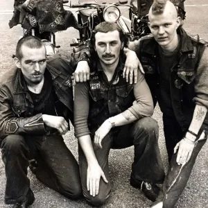 Bikers - The Wild Welshmen Print 19th July 1979 Bikers - The Wild Welshmen Print 19th July 1979