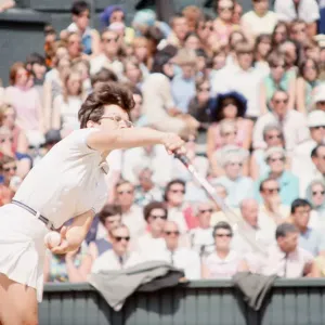 Billie Jean King was the two-time defending champion and successfully defended her title Billie Jean King was the two-time defending champion and successfully defended her title