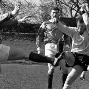 Billingham Synthonia Football Team, in action, 15th April 1989