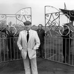 Billingham Synthonia new gates, 26th January 1989. The Billingham Synthonia sports club
