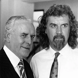 Billy Connolly comedian with actor George Cole July 1988