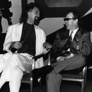 Billy Connolly and Elton John Print 1986