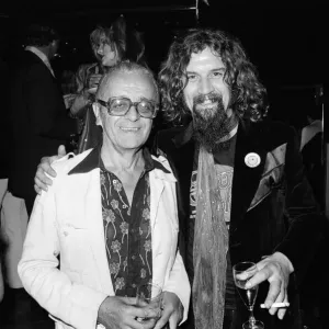 Billy Connolly (right) and guest at the new nightclub Stringfellows in Covent Garden Billy Connolly (right) and guest at the new nightclub Stringfellows in Covent Garden