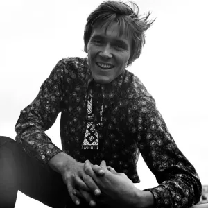 Billy Fury on the Daily Mirror Building Roof Print, 1967