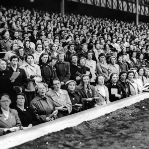 Billy Graham Crusade Print: Hampden Park Crowd Billy Graham Crusade Print: Hampden Park Crowd
