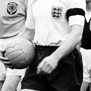 Billy Wright England captain leads out England for the British Home Championship Billy Wright England captain leads out England for the British Home Championship