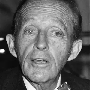 Bing Crosby, attends news press conference, London Palladium, London, 12th September 1977 Bing Crosby, attends news press conference, London Palladium, London, 12th September 1977