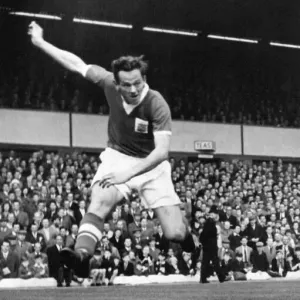 Birmingham City footballer Gordon Astall in action, 1958 Birmingham City footballer Gordon Astall in action, 1958
