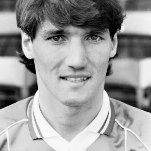 Birmingham City footballer Mick Harford poses for a portrait picture during a photocall Birmingham City footballer Mick Harford poses for a portrait picture during a photocall