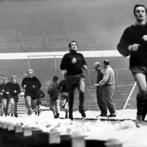 Birmingham City team training at St Andrews but conditions were so bad they moved indoors Birmingham City team training at St Andrews but conditions were so bad they moved indoors