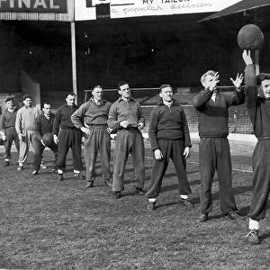 Birmingham City training at St Andrews 26th February 1953