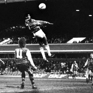 Howard Gayle Header Print - Birmingham City v Arsenal 1983 Howard Gayle Header Print - Birmingham City v Arsenal 1983