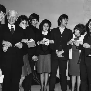 The Birmingham Evening Mail Meets the Beatles Print 1963 The Birmingham Evening Mail Meets the Beatles Print 1963