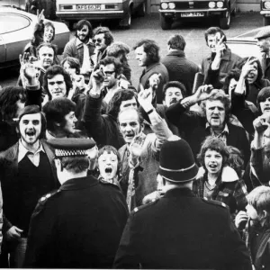 Birmingham Football supports. 1st March 1976 Birmingham Football supports. 1st March 1976