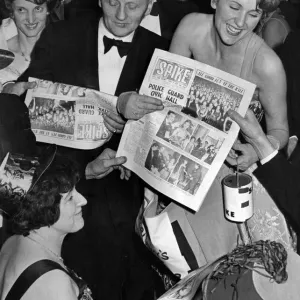 Birmingham Press Club, 30th November 1962. Dancers at Press Ball in Solihull Civic Centre Birmingham Press Club, 30th November 1962. Dancers at Press Ball in Solihull Civic Centre
