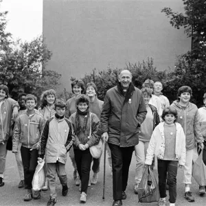 Bishop David Konstant Leads Sponsored Walk Print