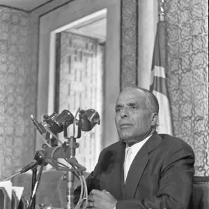 The Bizerte Crisis 1961 Tunisian President Habib Bourguiba seen here addressing The Bizerte Crisis 1961 Tunisian President Habib Bourguiba seen here addressing