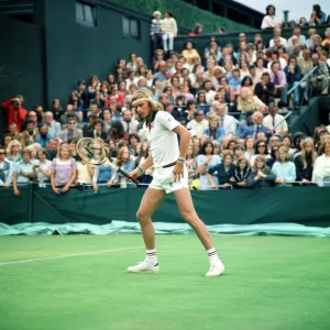 Bjorn Borg at Wimbledon 1975. Local Caption watscan - 19 / 04 / 2010 Bjorn Borg at Wimbledon 1975. Local Caption watscan - 19 / 04 / 2010