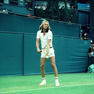 Bjorn Borg at Wimbledon 1975. Local Caption watscan - 19 / 04 / 2010