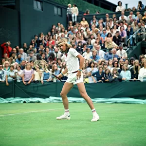 Bjorn Borg at Wimbledon 1975. Local Caption watscan - 19 / 04 / 2010