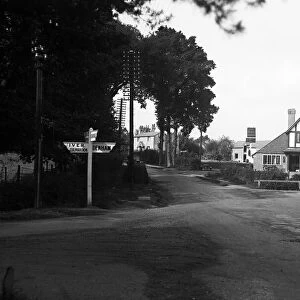 The Black Horse pub in Iver Heath, Buckinghamshire. Circa 1928