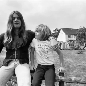 Ozzy Osbourne at Staffordshire Home Print 1976