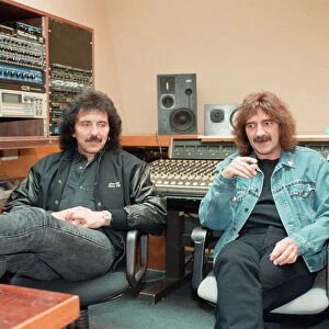 Black Sabbaths Tony Iommi and Geezer Butler. 7th April 1994